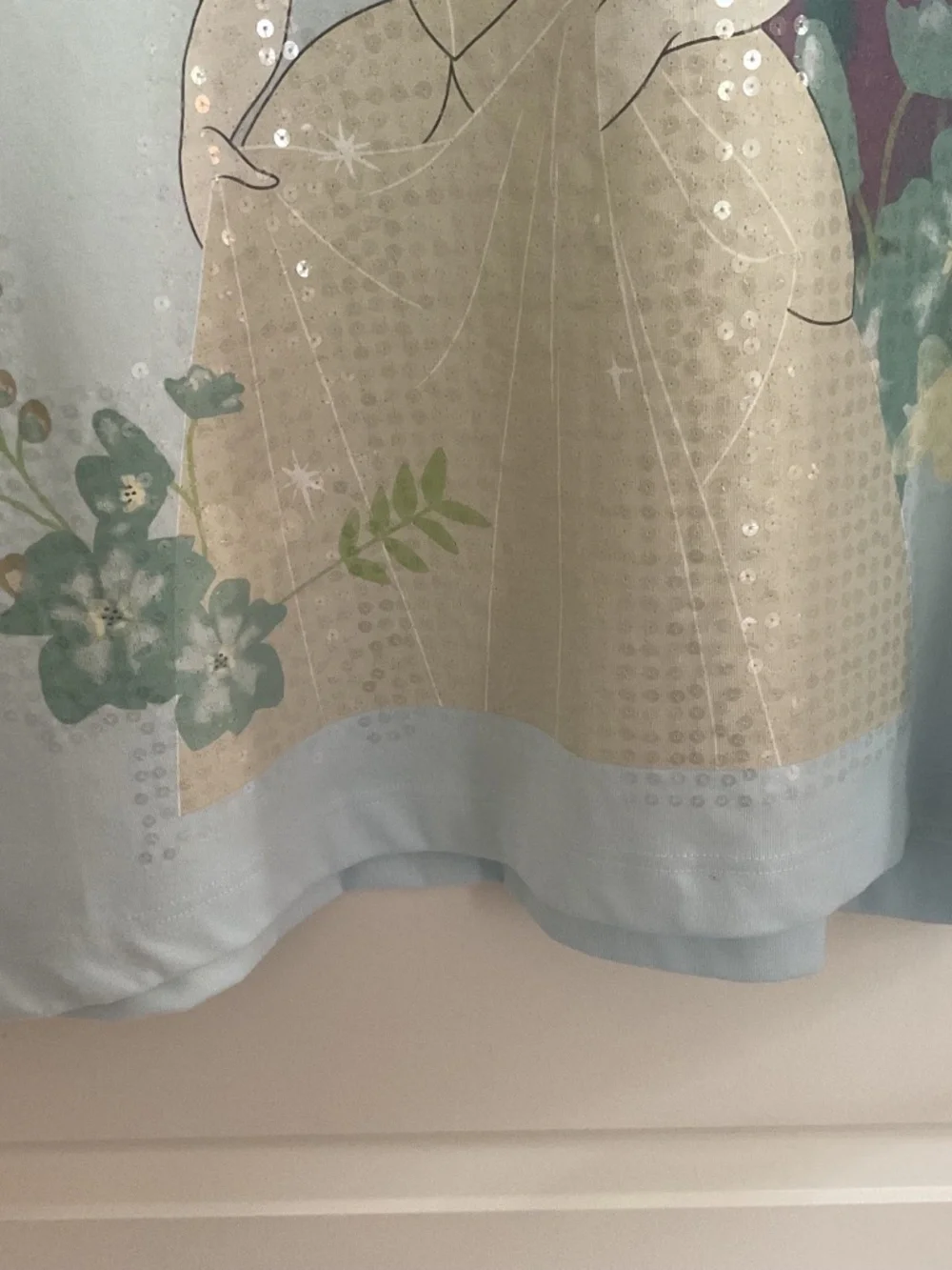 2025 Disney Parks Cinderella 75th Anniversary Long Sleeve Shirt W/ Sequins - Picture 4 of 7